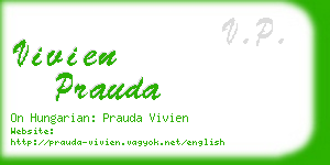 vivien prauda business card